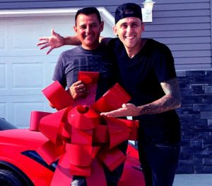 Image of Roman Atwood with his father Curtis Dale Atwood
