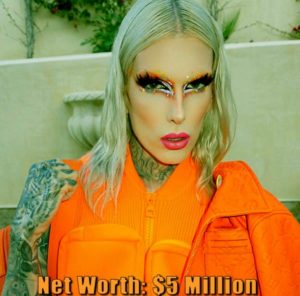 Image of American Internet celebrity, Jeffree Star net worth is $5 million