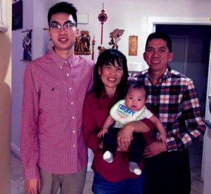 Image of RiceGum with his family