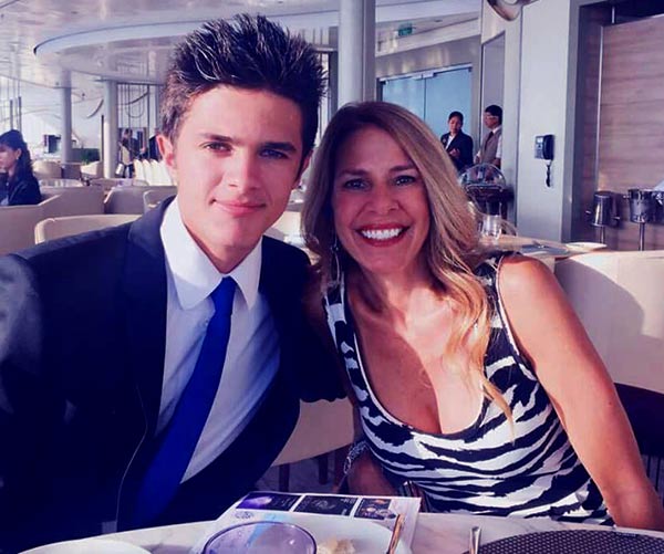Image of Brent Rivera with his mother Laura Rivera.