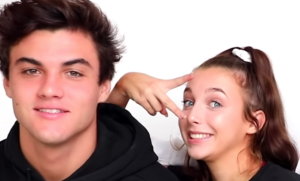 Image of Ethan Dolan with his ex-girlfriend Emma Chamberlain