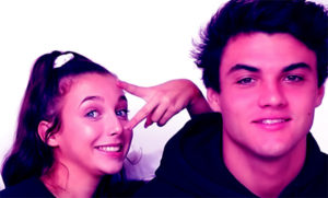 Image of Ethan Dolan with his ex-girlfriend Emma Chamberlain