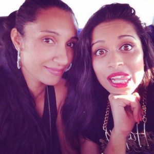 Image of Lilly Singh with her sister Tina Singh