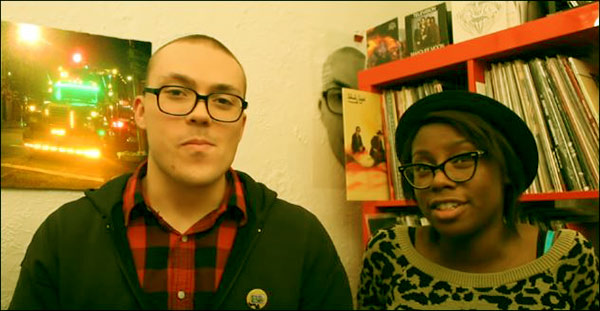 Image of Anthony Fantano with his wife Dominique Boxler