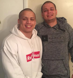 Image of Tyler1 with his brother Eric